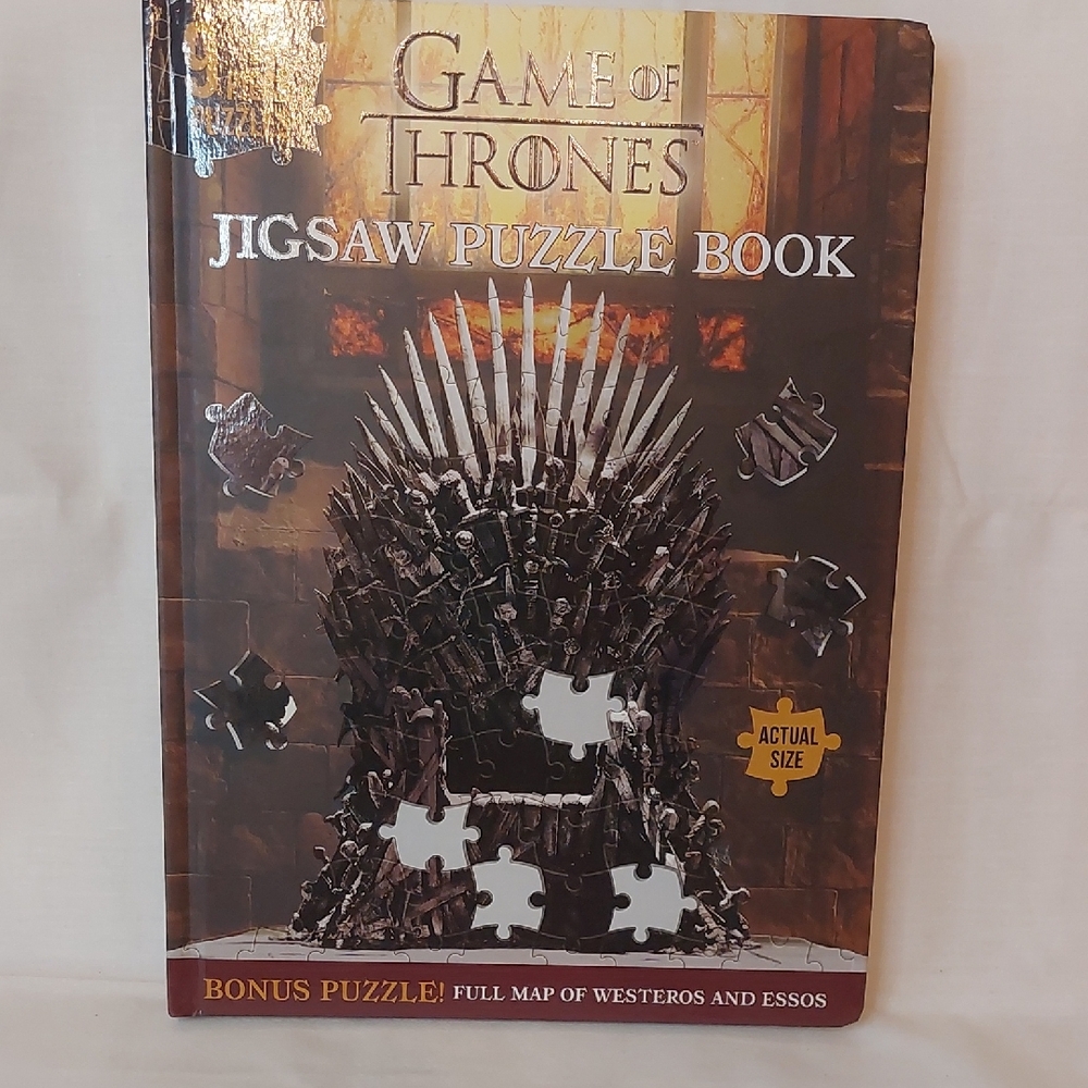 Game of Thrones Jigsaw Puzzle Book - Brown